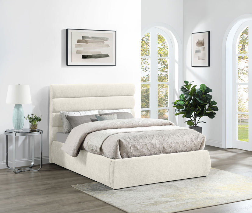 Adam - Chenille Fabric Bed With 52" Headboard - Simple Home Plus