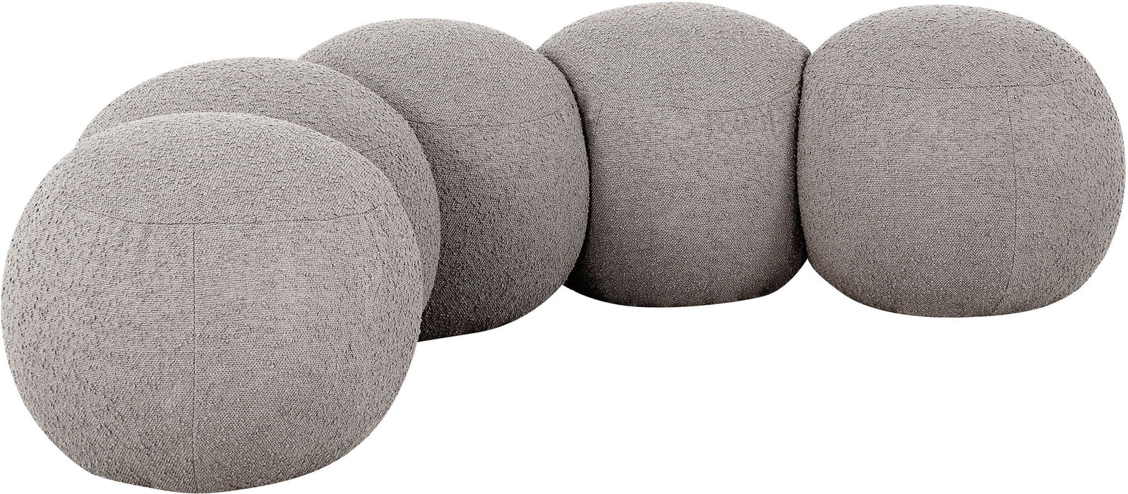 Apollo - Boucle Fabric Bench - Simple Home Plus