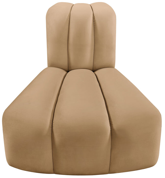Arc - Velvet Reverse Corner Chair - Simple Home Plus