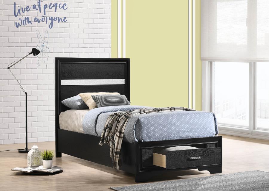 Miranda - Wood Storage Panel Bed - Simple Home Plus