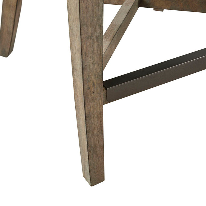 Carson - Counter Stool With Swivel Seat - Light Gray - Simple Home Plus