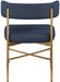 Rivage - Durable Dining Chair With Gold Frame (Set of 2) - Simple Home Plus