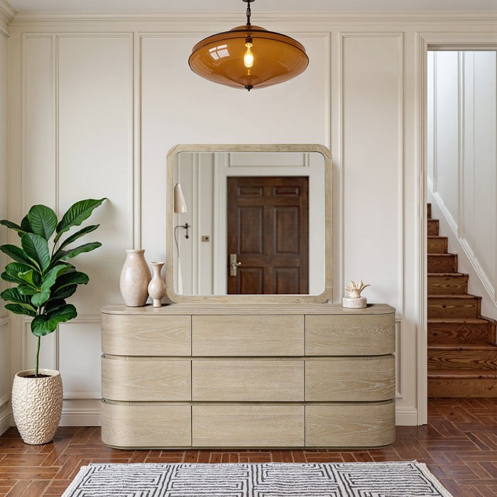 Annalise - Solid Wood Mirror - Simple Home Plus