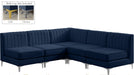 Alina - 5 Piece Armless Sectional - Simple Home Plus