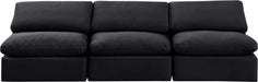 Indulge - Velvet 3 Seat Modular Armless Sofa - Simple Home Plus