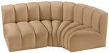 Arc - Velvet 3 Piece Sofa - Simple Home Plus
