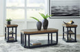 Landocken - Brown / Blue - Occasional Table Set (Set of 3) - Simple Home Plus