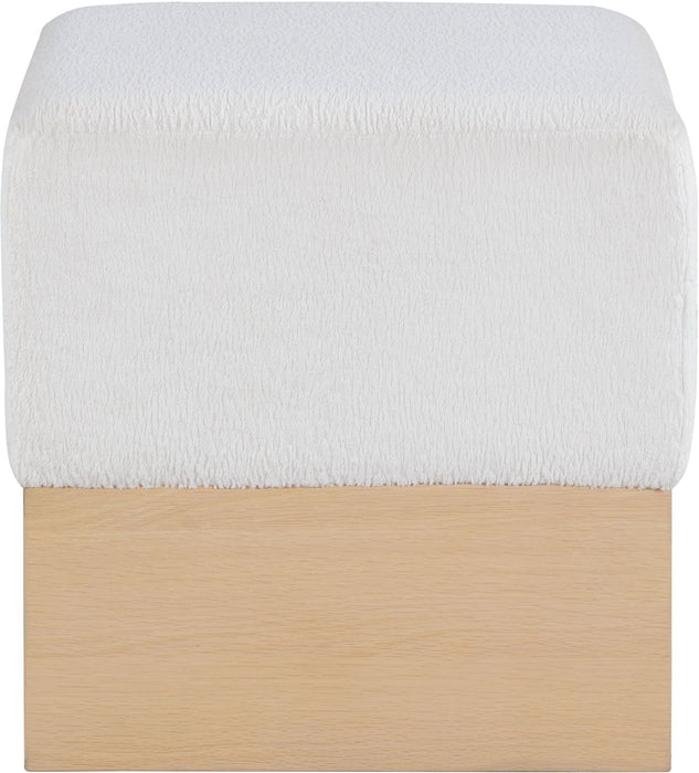 Havre - Ottoman / Stool With Natural Base - Simple Home Plus