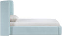Kendall - Linen Textured Fabric Upholstered Bed - Simple Home Plus