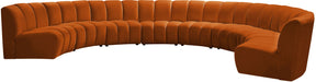 Infinity - 8 Piece Velvet Modular Sectional - Simple Home Plus