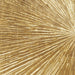 Sunburst - 100% Hand Painted Dimensional Wall Décor (Set of 3) - Gold - Simple Home Plus