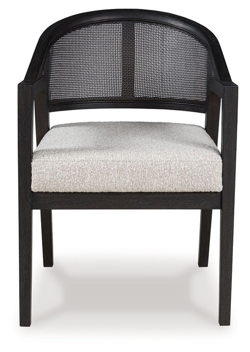 Bracken - French Black - Dining Upholstered Arm Chair (Set of 2) - Simple Home Plus