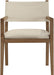 Avon - Vegan Leather Dining Arm Chair - Simple Home Plus