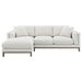 Geneva - Boucle Upholstered Sectional Chaise Sofa - Sand - Simple Home Plus