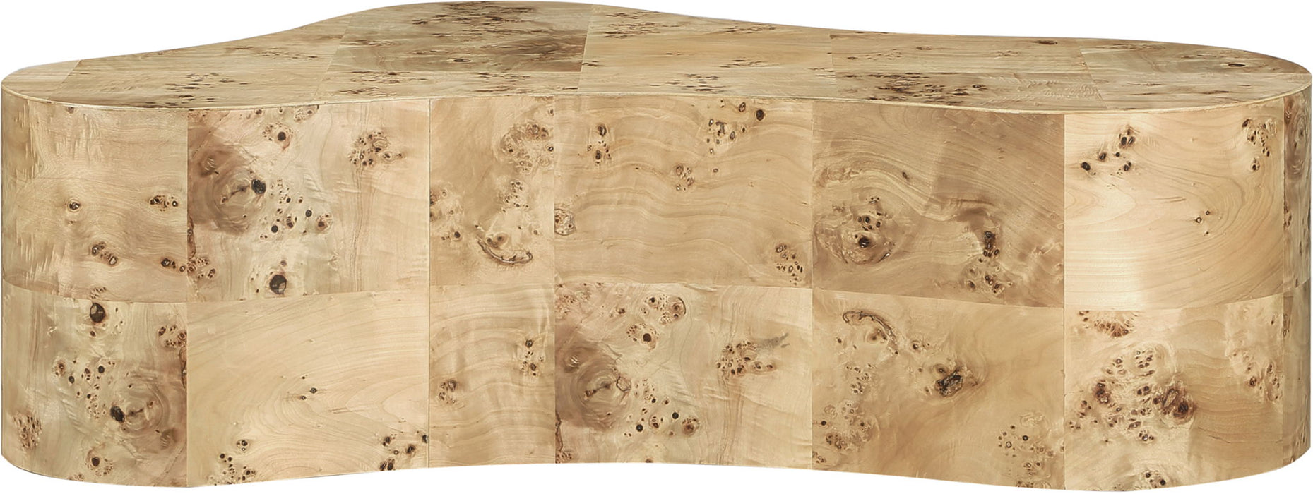 Zaire - Burl Wood Coffee Table - Simple Home Plus