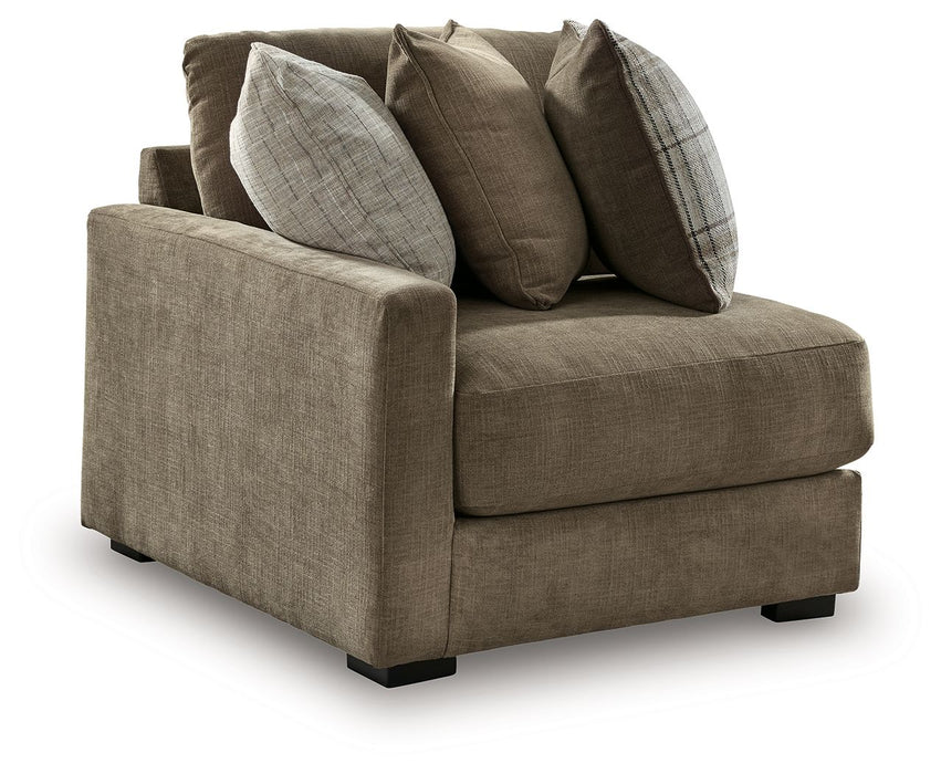 Camellia-Court - LAF Corner Chair - Coffee - Simple Home Plus