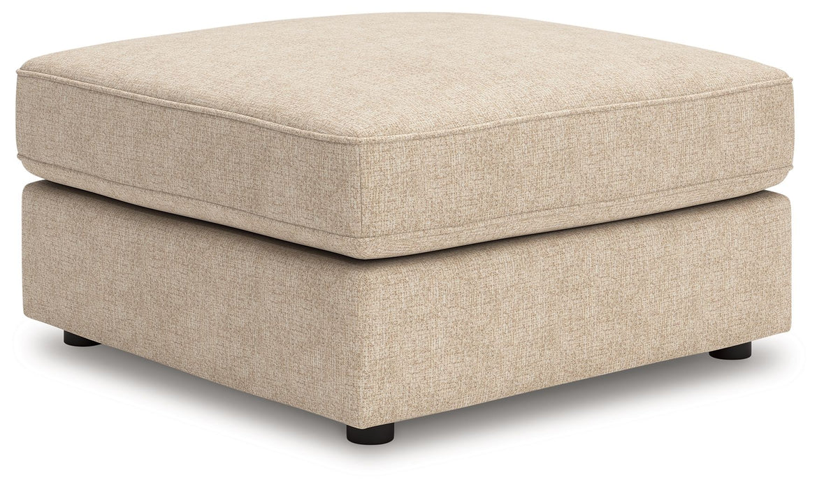 Seyler - Oversized Accent Ottoman - Sand - Simple Home Plus