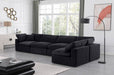Comfy - 5 Piece Velvet Modular Sectional - Simple Home Plus