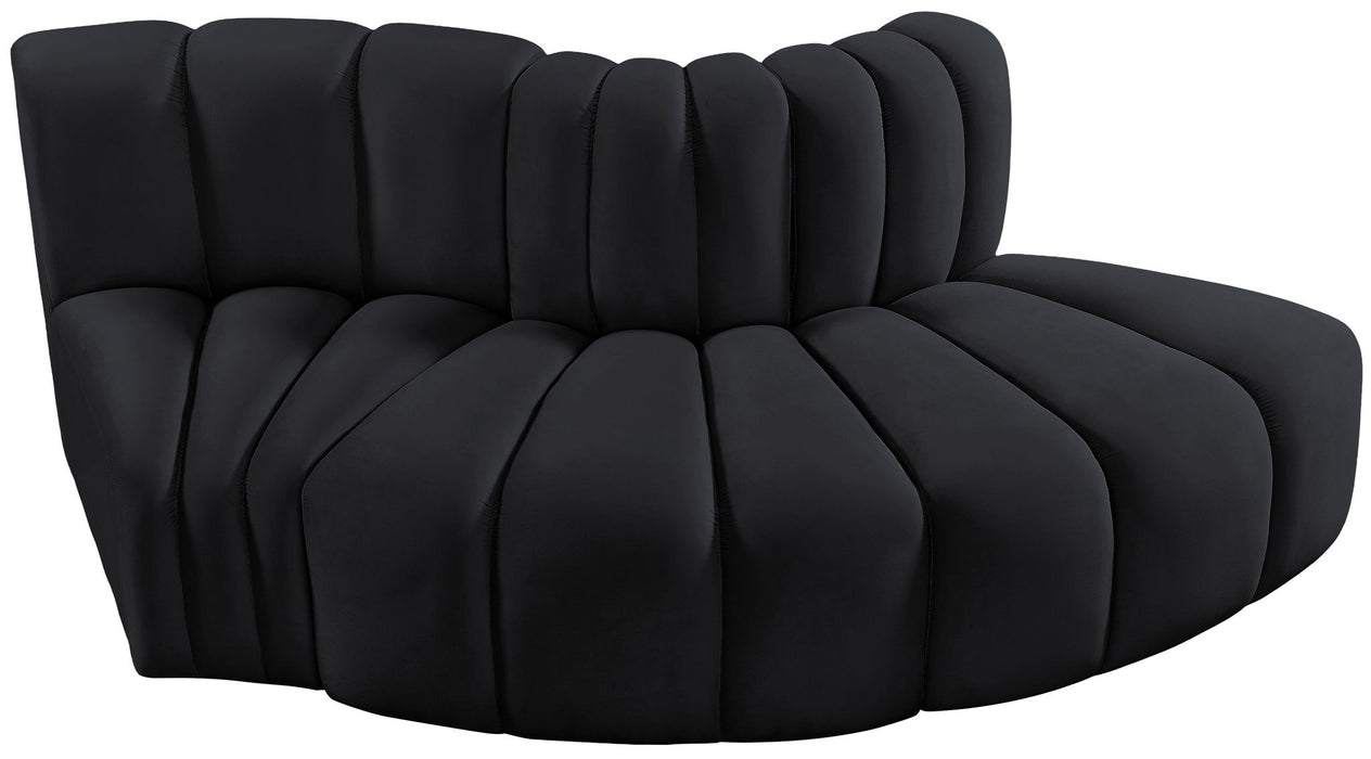 Arc - Velvet 3 Piece Modular Sofa - Simple Home Plus