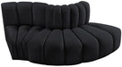 Arc - Velvet 3 Piece Modular Sofa - Simple Home Plus
