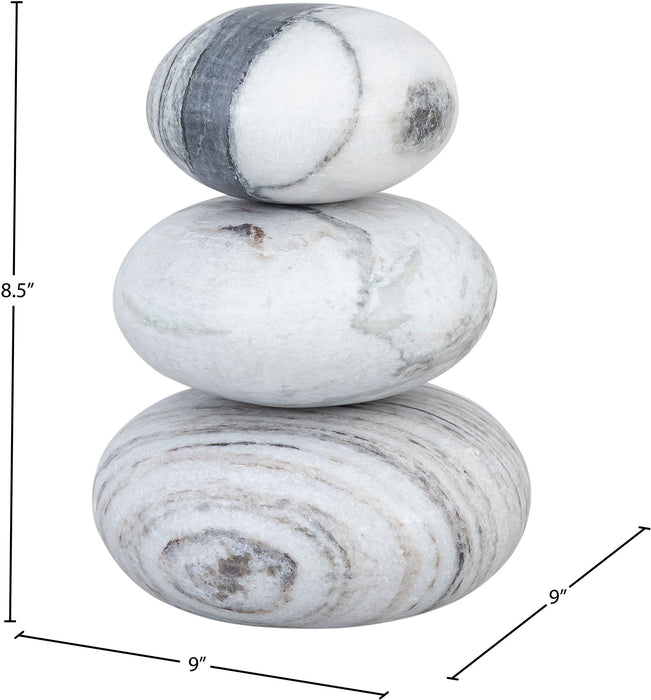 Pumpkin - 3 Piece Marble Decorative Object - Panda - Simple Home Plus