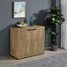 Pepita - 2 Door Engineered Wood Accent Cabinet - Mango Brown - Simple Home Plus