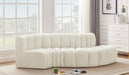 Arc - Velvet 4 Piece L-Shaped Modular Sofa - Simple Home Plus