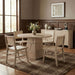 Entwine - Vegan Leather Upholstered Dining Chair - Painted Natural - Simple Home Plus