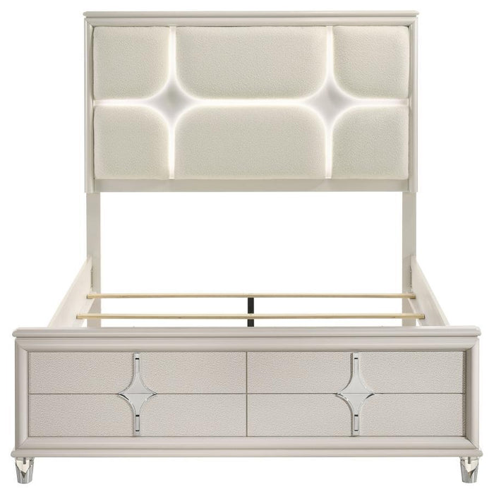 Olivia - Panel Bed LED Headboard