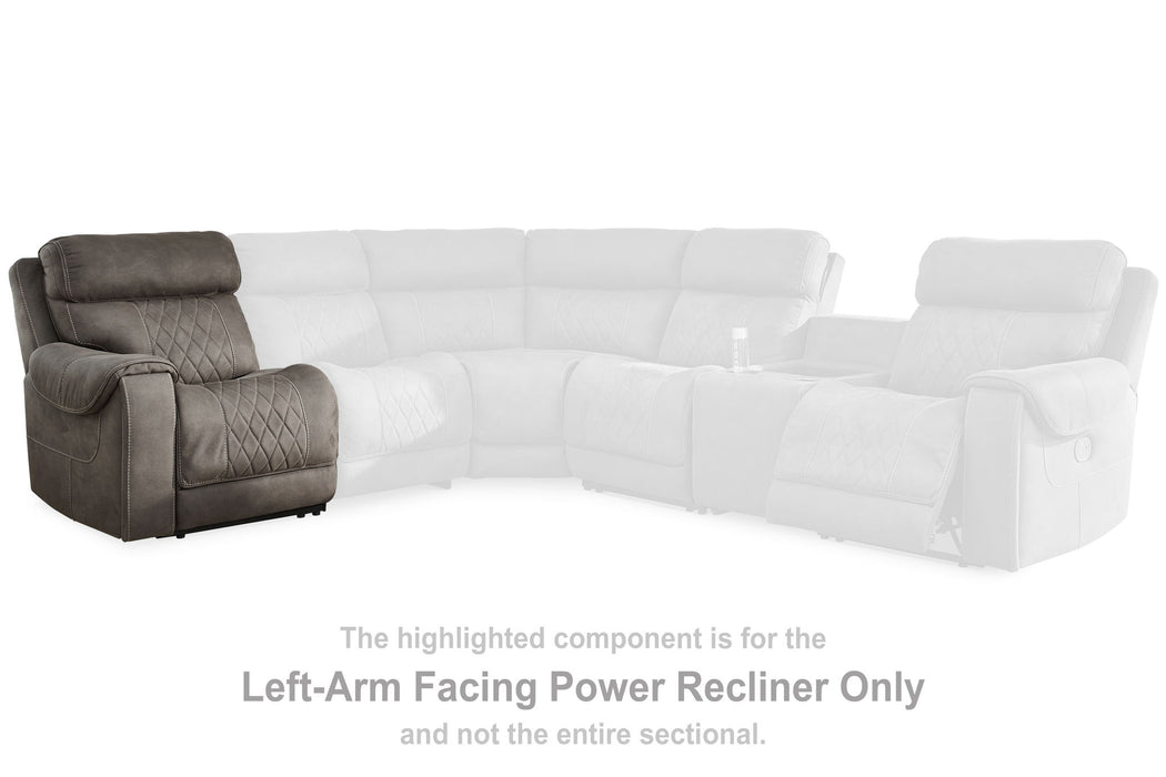 Hoopster - Laf Zero Wall Power Recliner - Gunmetal - Simple Home Plus