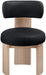 Atelier - Vegan Leather Upholstered Dining Chair (Set of 2) - Painted Natural Frame - Simple Home Plus