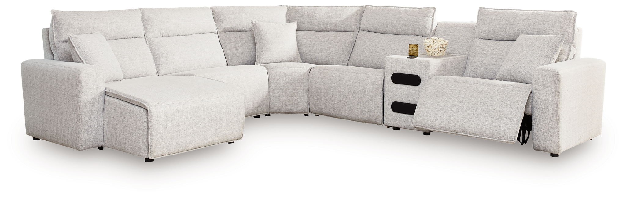 Modmax II - Reclining Sectional - Stone - Simple Home Plus