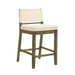 Yaneli - Contemporary Natural Wood Counter Height Kitchen Bar Stool - Simple Home Plus
