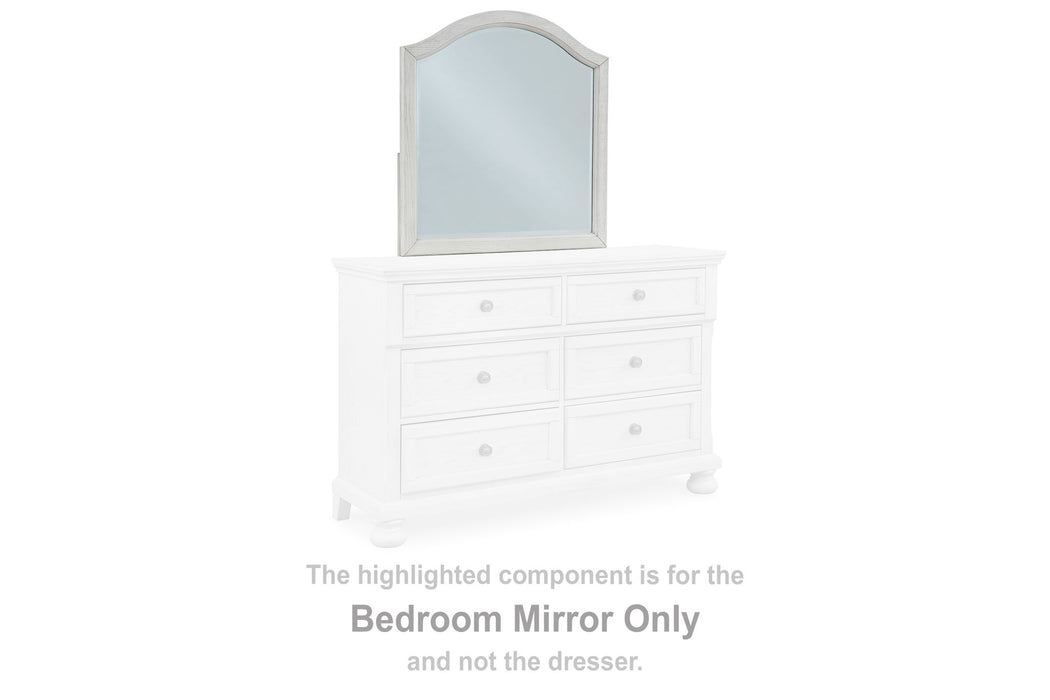 Robbinsdale - Bedroom Mirror - Youth - Antique White - Simple Home Plus