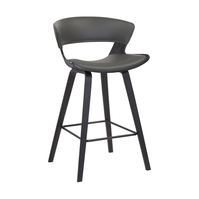 Jagger - Modern Barstool With Black Frame - Simple Home Plus