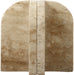 Dufresne - Genuine Marble Bookend - Travertine - Simple Home Plus