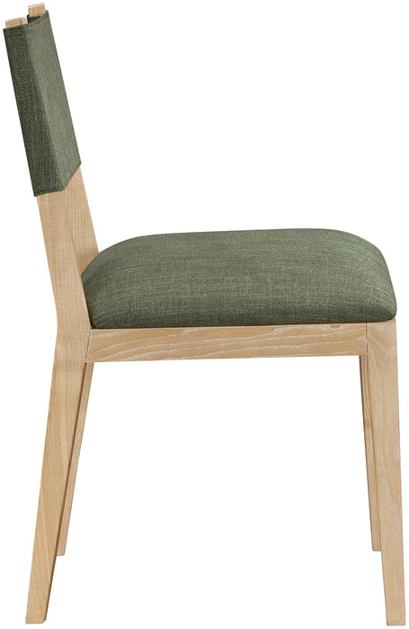 Avon - Linen Textured Performance Fabric Upholstered Dining Side Chair (Set of 2) - Simple Home Plus