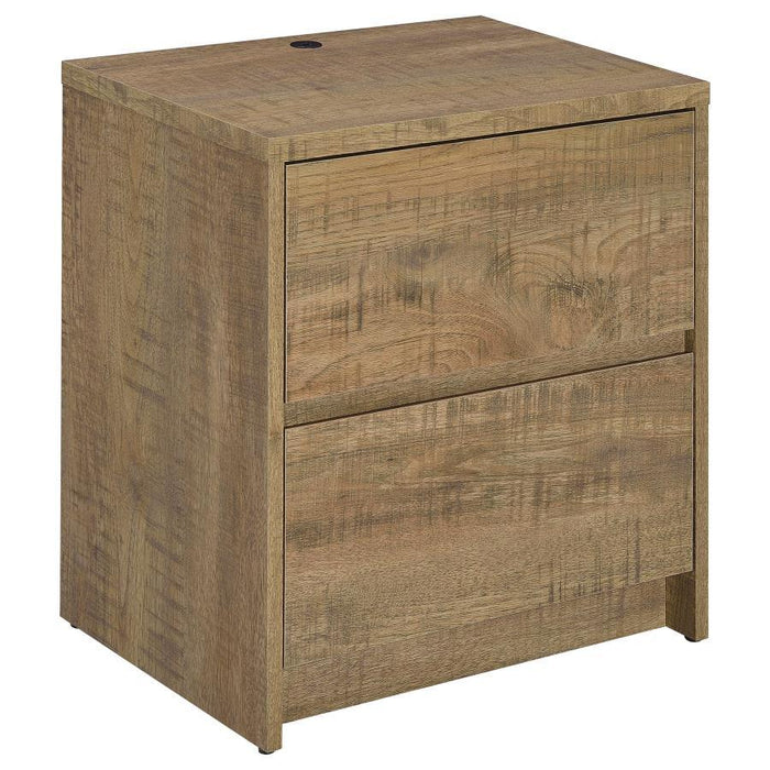 Westpark - 2-Drawer Nightstand LED Lights And USB - Simple Home Plus