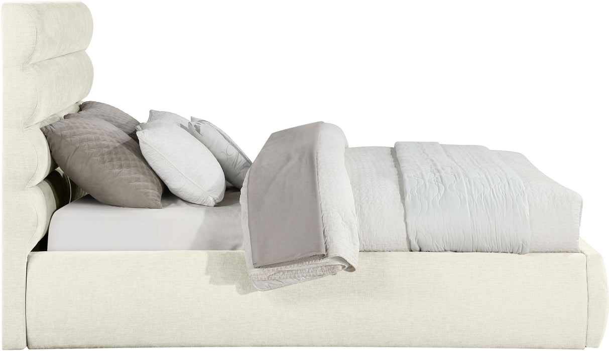 Adam - Chenille Fabric Bed With 52" Headboard - Simple Home Plus