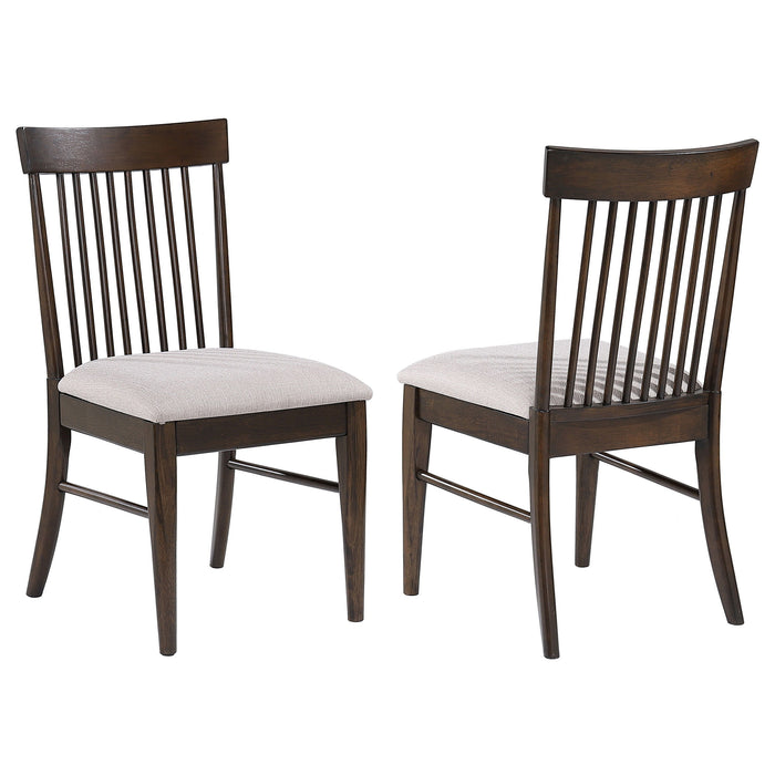 Everton - Wood Dining Side Chair (Set of 2) - Dark Walnut - Simple Home Plus