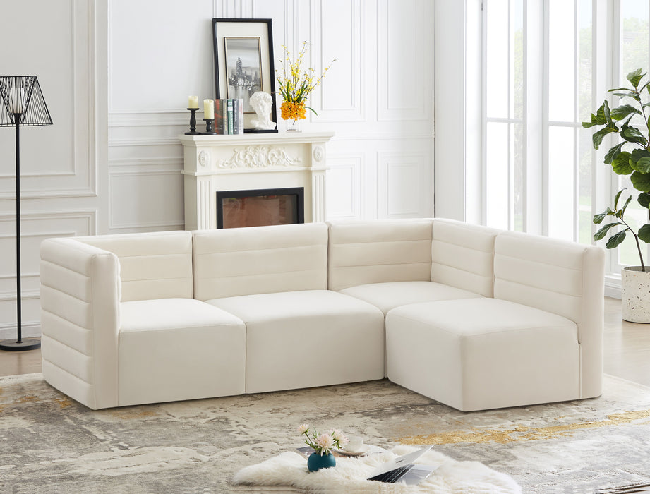 Quincy - 4 Piece Modular Sectional - Simple Home Plus