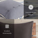 Bitter Creek - Oversized Comforter Set - Blue - Simple Home Plus