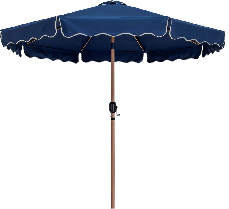 Amalfi - Patio Umbrella - White Base / Light Brown Pole - Simple Home Plus