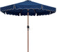 Amalfi - Patio Umbrella - White Base / Light Brown Pole - Simple Home Plus