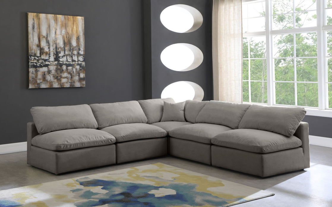 Plush - 5 Piece Modular Sectional - Simple Home Plus