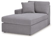 Modmax - Laf Corner Chaise - Granite - Simple Home Plus