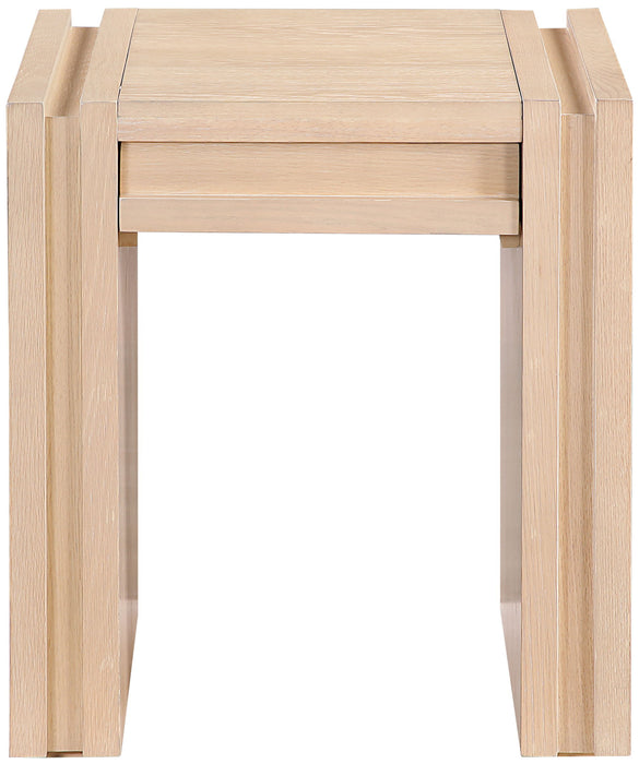 Stanton - Oak Veneer And Solid Wood Table - Simple Home Plus
