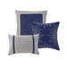 Palmer - California King Piece Comforter (Set of 7) - Blue - Simple Home Plus