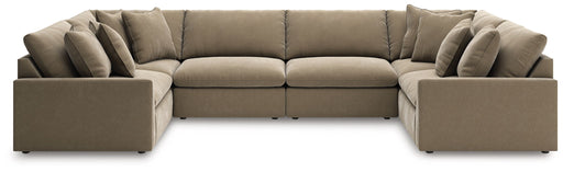 Whitehaven - 6-Piece Sectional With 2 Armless Chairs - Sable - Simple Home Plus