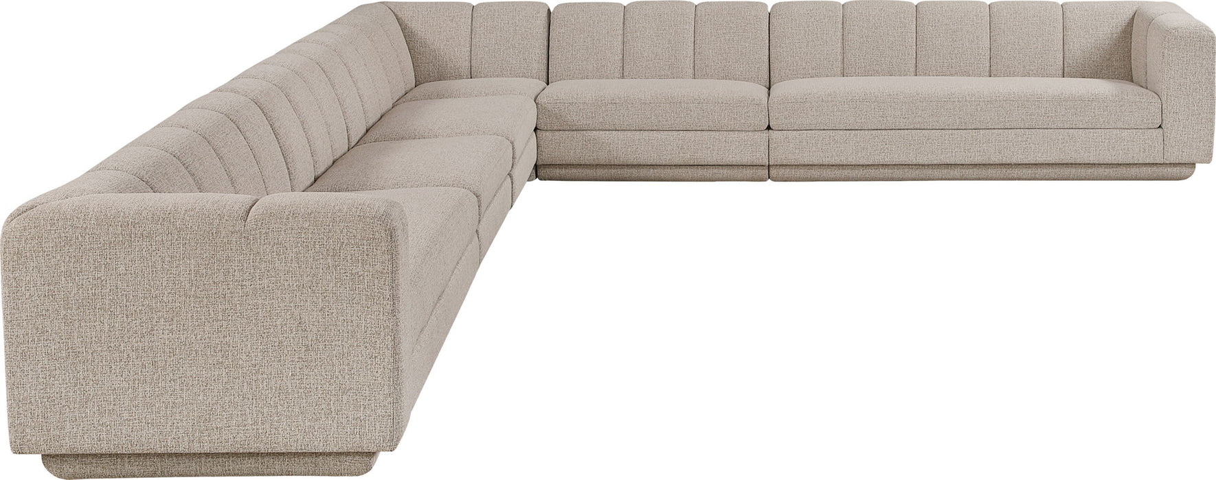 Modari - Sectional - Beige - Simple Home Plus